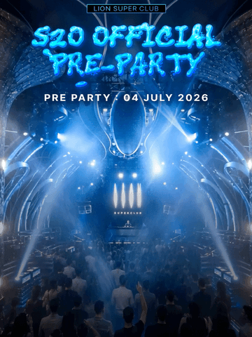 S2O KOREA OFFICIAL PRE-PARTY at LION SUPER CLUB 포스터
