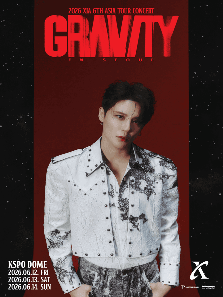 XIA 6TH ASIA TOUR CONCERT: GRAVITY [서울] 포스터
