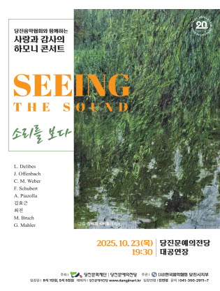 당진음악협회와 함께하는 사랑과 감사의 하모니 콘서트: 소리를 보다 (SEEING THE SOUND)