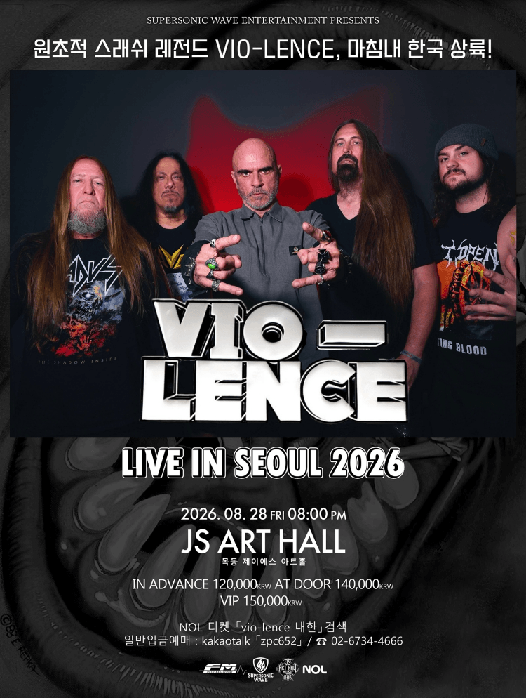 VIO-LENCE Live In Seoul 상세 8880d1e6