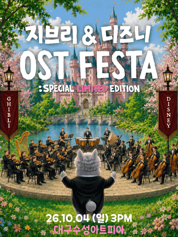 지브리 & 디즈니 영화음악 오케스트라 콘서트 [대구 (앵콜) ] 포스터