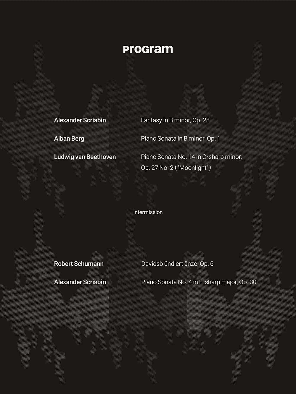 올리버 케른 피아노 리사이틀 Oliver Kern Piano Recital: Fantasies and Dances 상세 a8b4966d