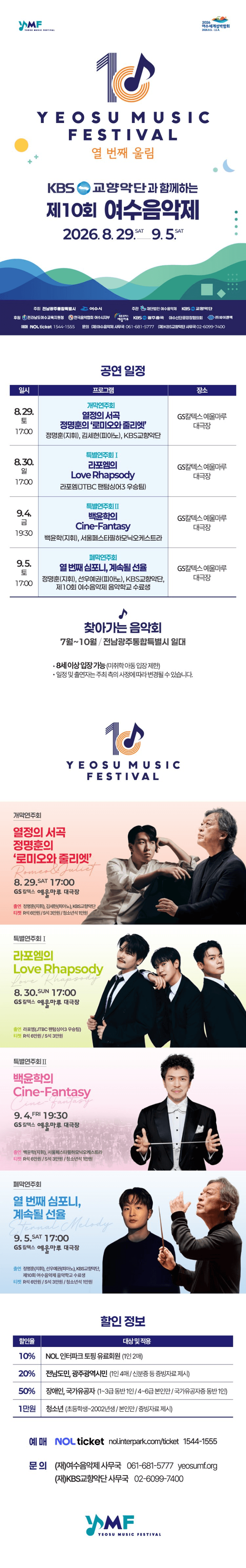 제10회 KBS교향악단과 함께하는 여수음악제, 개막연주회: 열정의 서곡, 정명훈의 로미오와 줄리엣 상세 9203bf9a