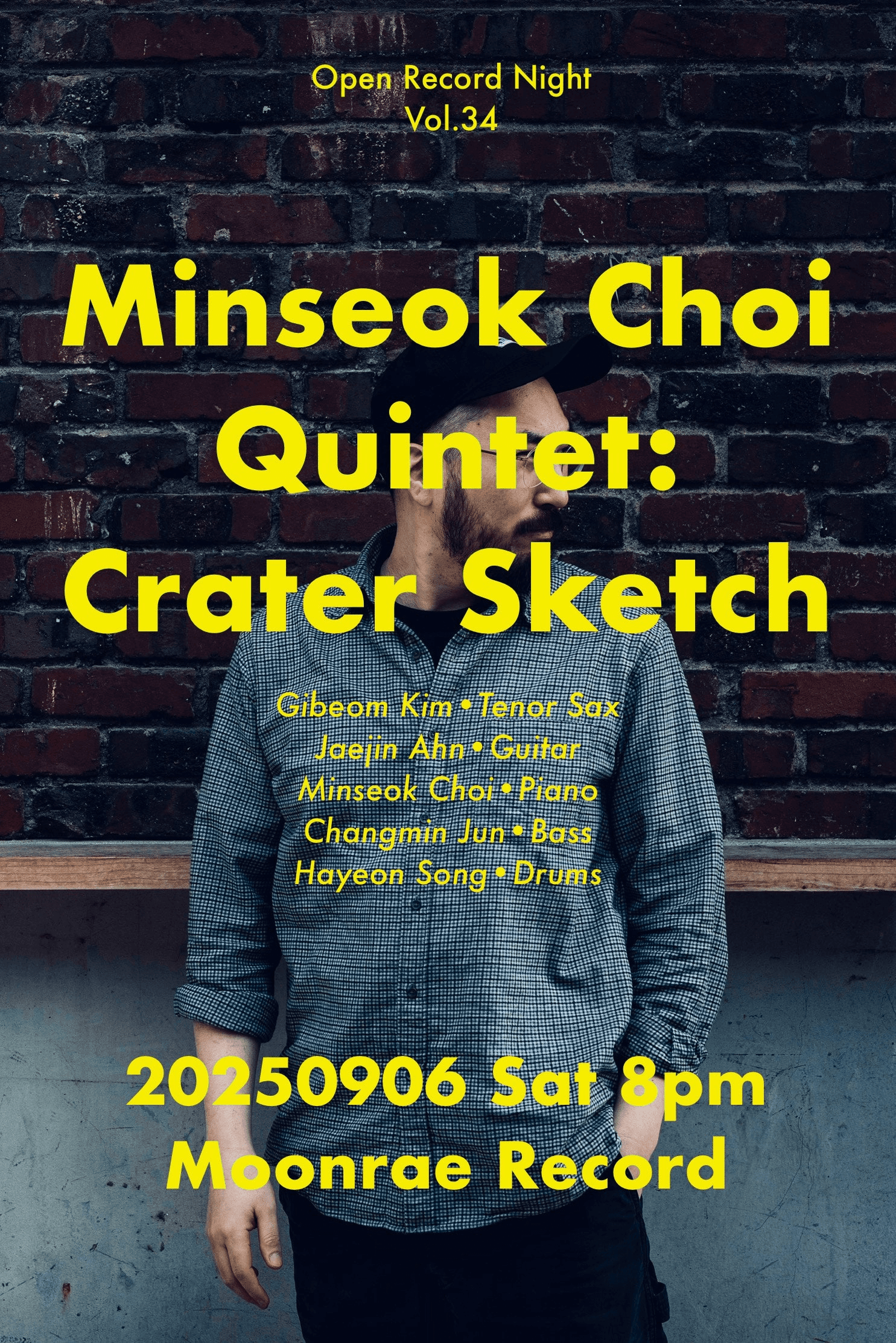 Open Record Night Vol.34, 최민석 Quintet: Crater Sketch