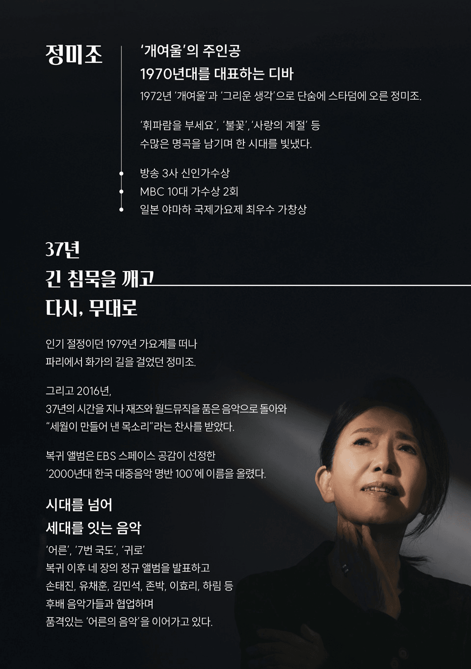 콘서트누리, 정미조 [김해] 상세 d51c4077