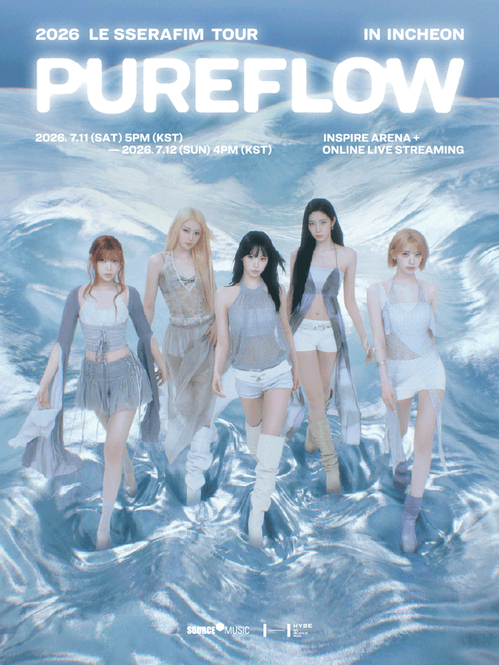 LE SSERAFIM TOUR: PUREFLOW [인천] 포스터