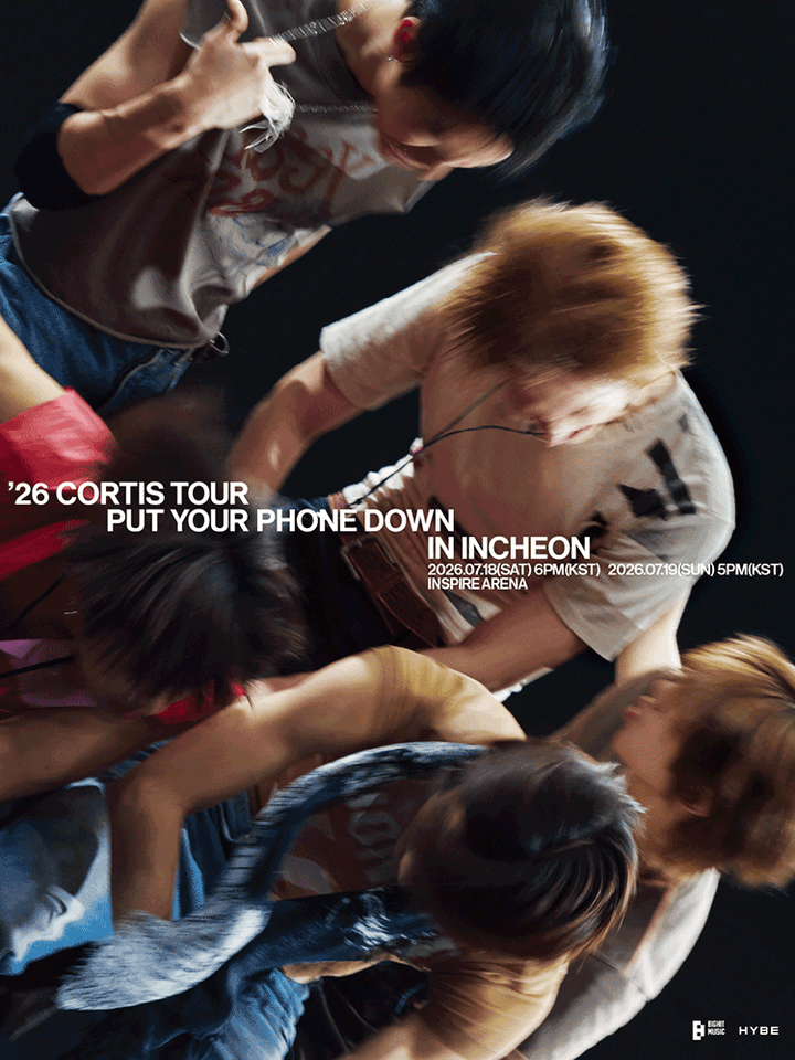 CORTIS TOUR: PUT YOUR PHONE DOWN [인천] 포스터