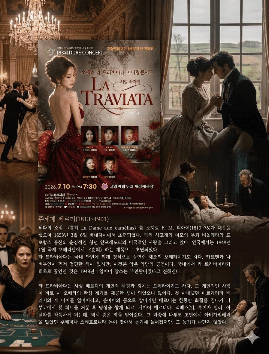 제183회 두레콘서트: 라 트라비아타 미니멀 콘서트 상세 f0990f0e