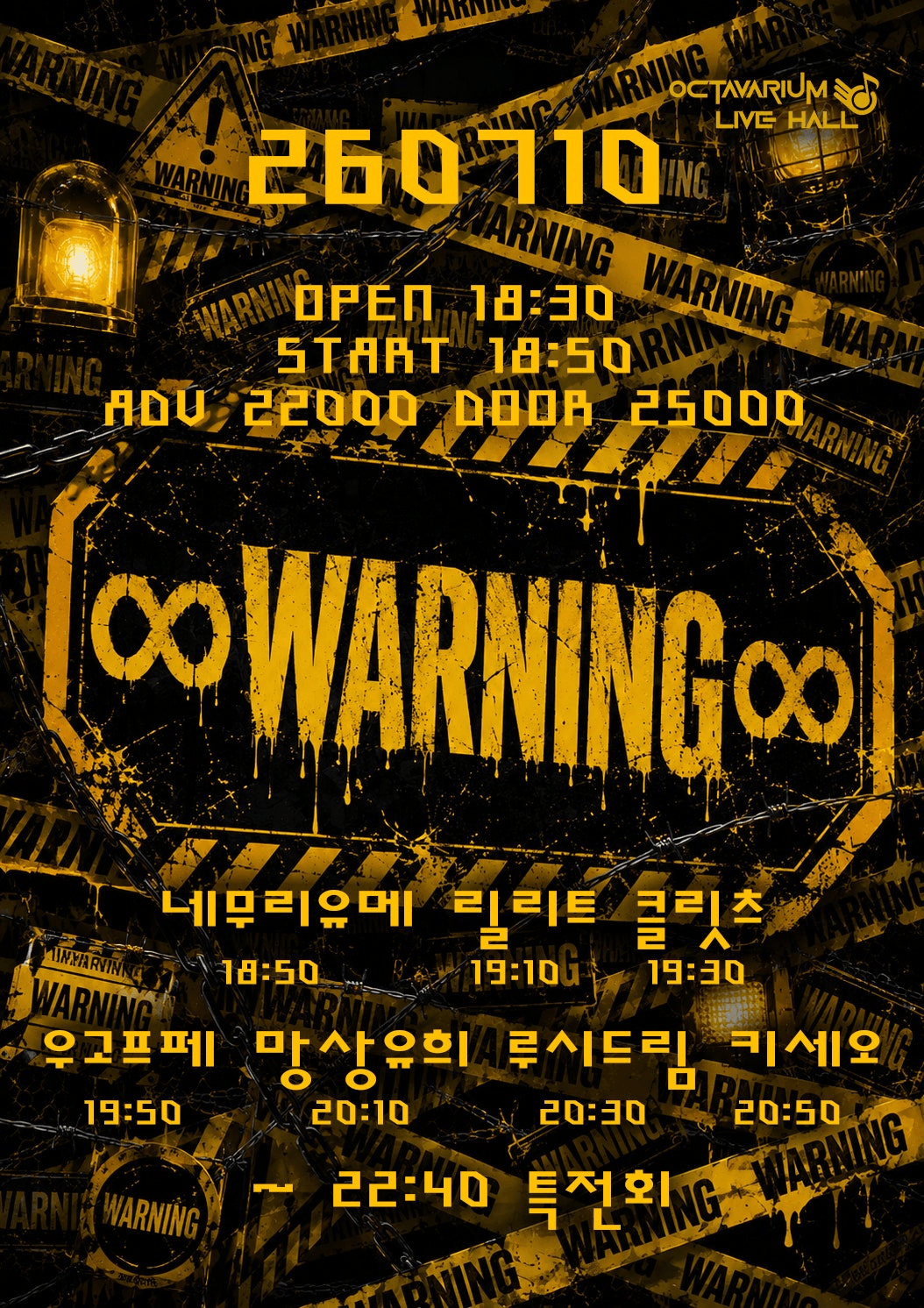오늘도 아이돌, WARNING 상세 dc00b991