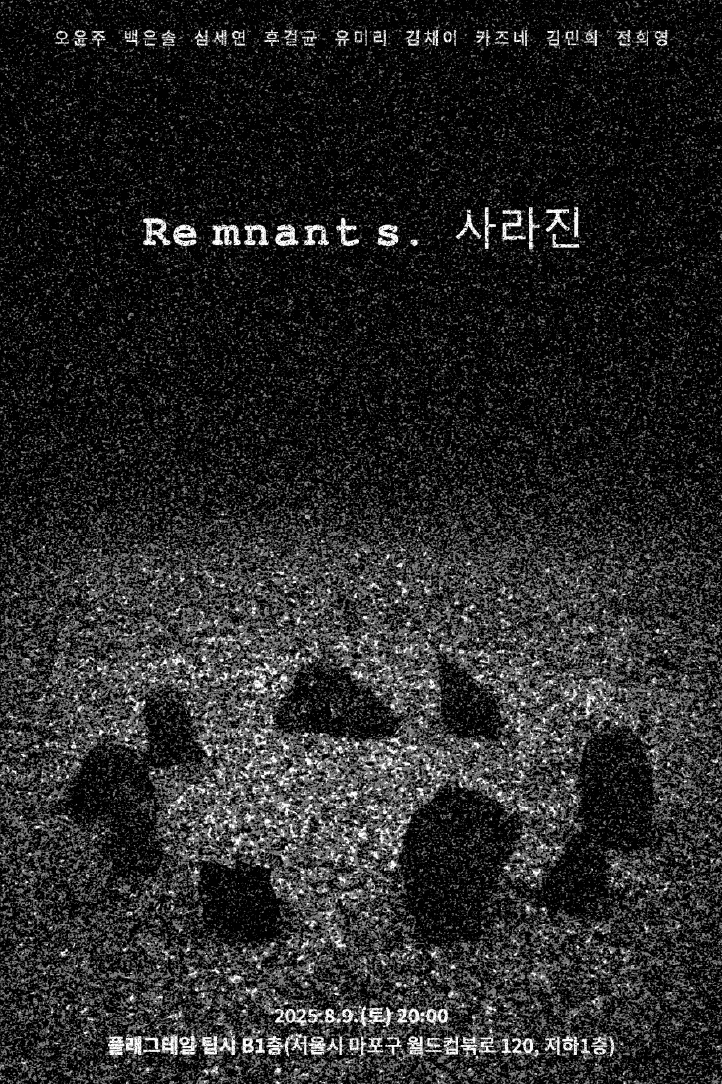 제28회 서울 프린지 페스티벌, Remnants. 사라진