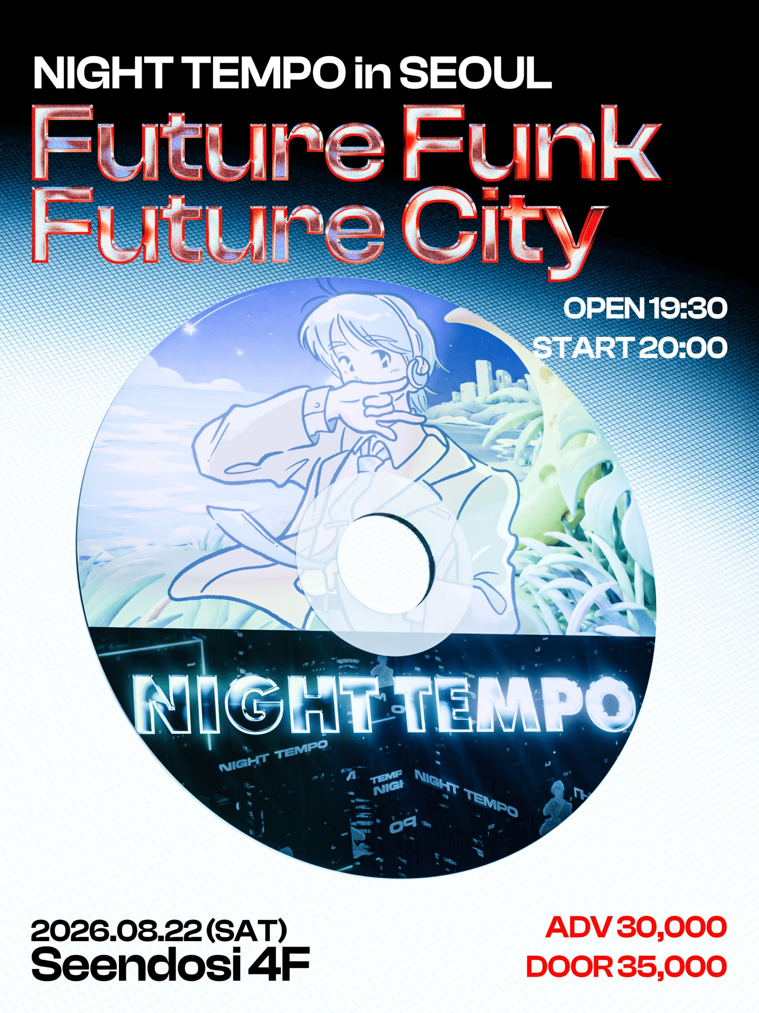 NIGHT TEMPO in SEOUL: Future Funk, Future City 상세 26b92609
