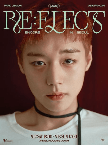 PARK JI HOON ASIA FANCON, RE: FLECT [서울 (앵콜) ] 포스터