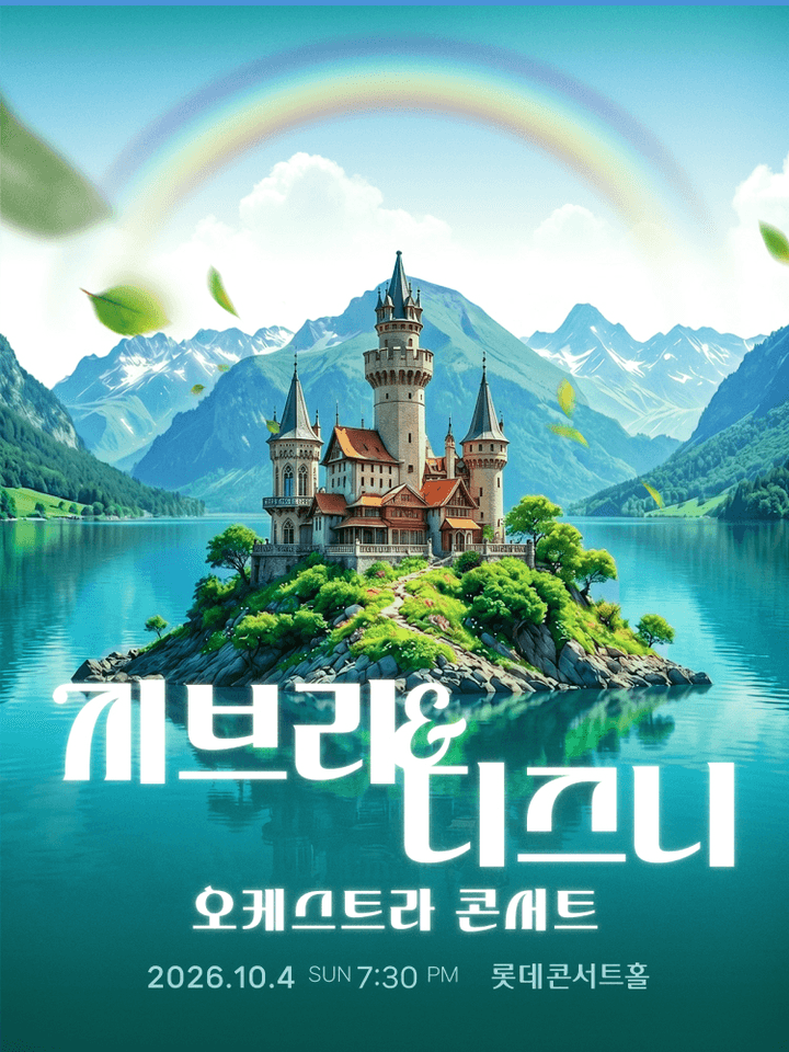 지브리 & 디즈니 오케스트라 콘서트 (10.04) 포스터