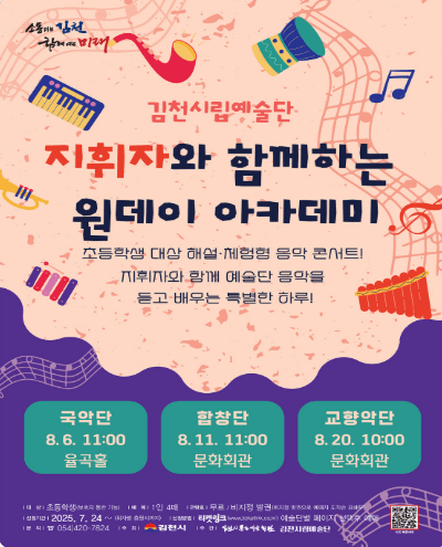 지휘자와 함께하는 원데이 아카데미, 교향악단: 클래식 엿보기 [김천]